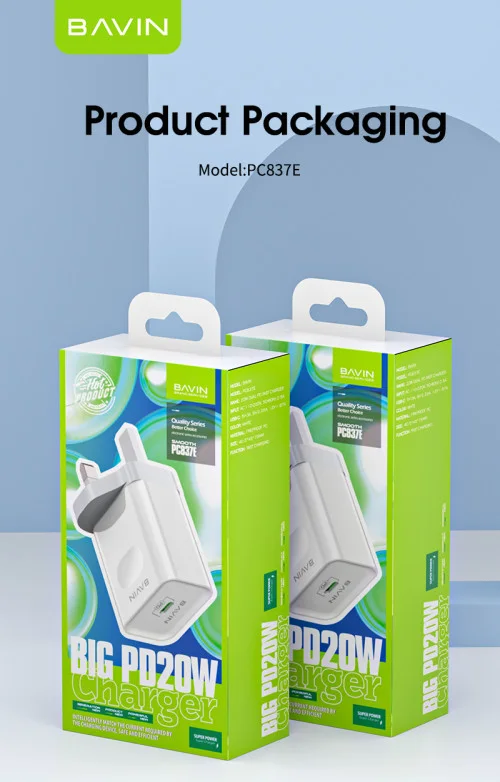 BAVIN PC837E PD25W UK Plug Charger