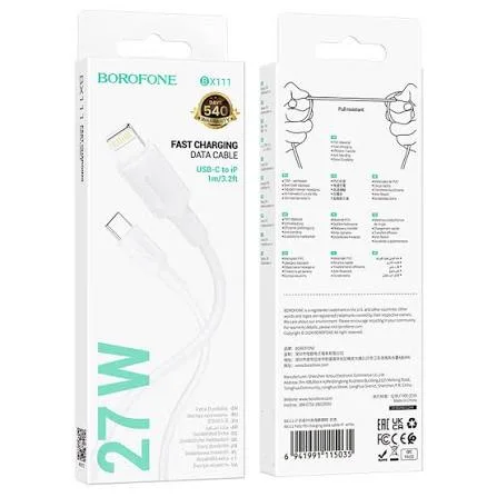 BOROFONE BX111 Feliz Charging Data Cable Type-C Lightning Type-C to Type-C