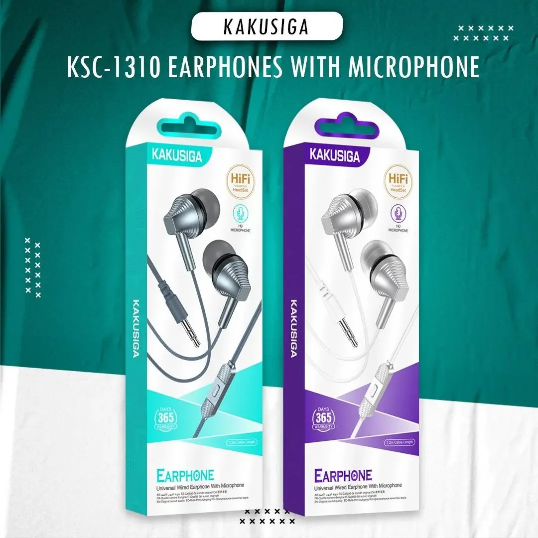 KSC-1315 Jianting 3.5mm Wired Earphones with Mic