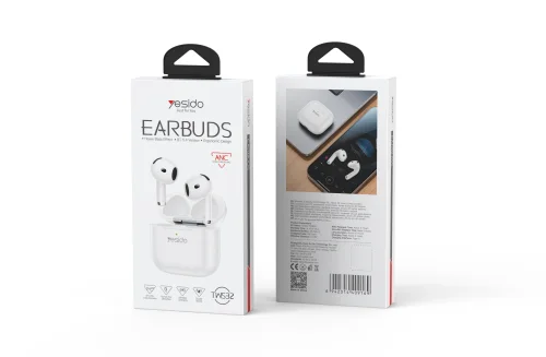 TWS32 Earbuds Heavy Bass Effect Bluetooth 5.4 Version with ANC