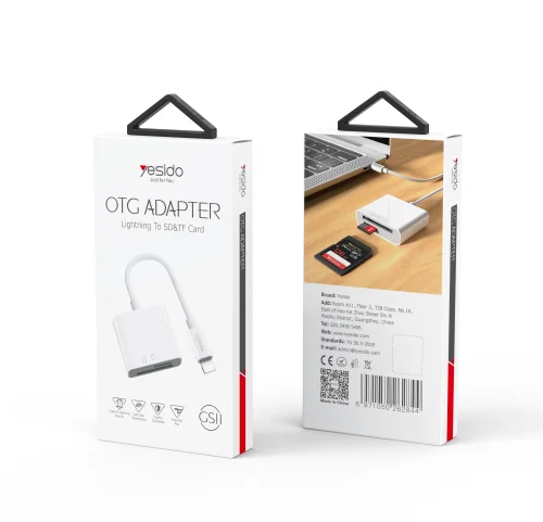 Yesido GS11 Lightning to SD & TF Card OTG Adapter