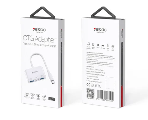 Yesido GS17 Type-C OTG Adapter for Android Devices