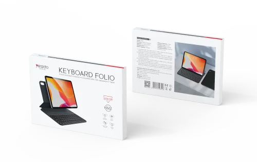 Yesido KB22 Keyboard Case for iPad 10TH Gen Bluetooth 5.2 Magnetic Leather Cover