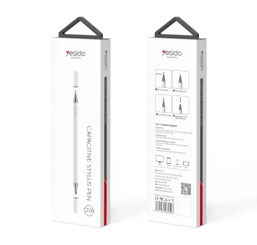 Yesido ST04 2 in 1 Stylus Pen with Ballpoint for iPad & Tablets